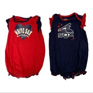WHITE SOX BASEBALL Toddlers’ Onesie Bundle Red/Blue Size 18 MONTH